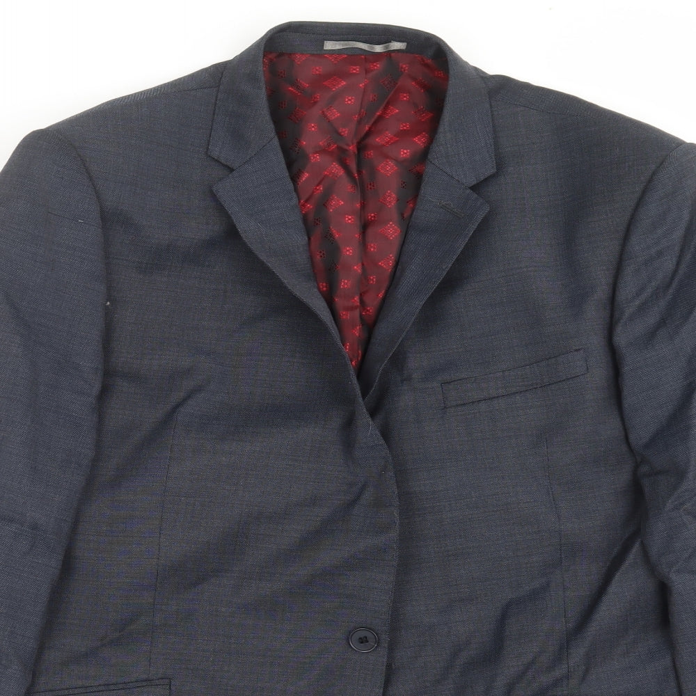 Mens UK Size 44 Taylor & Wright Regular Blue Suit Jacket