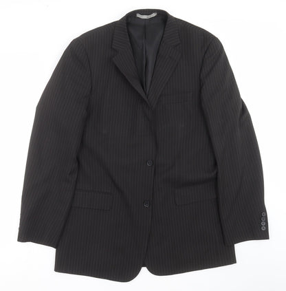 Mens UK Size 42 Taylor & Wright Regular Black Suit Jacket