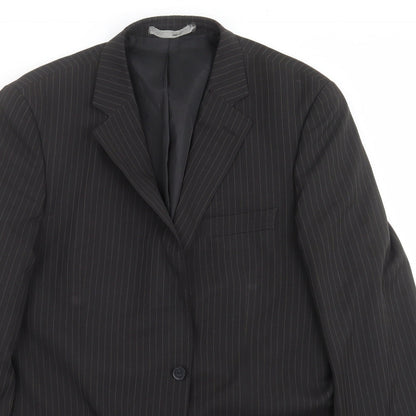 Mens UK Size 42 Taylor & Wright Regular Black Suit Jacket