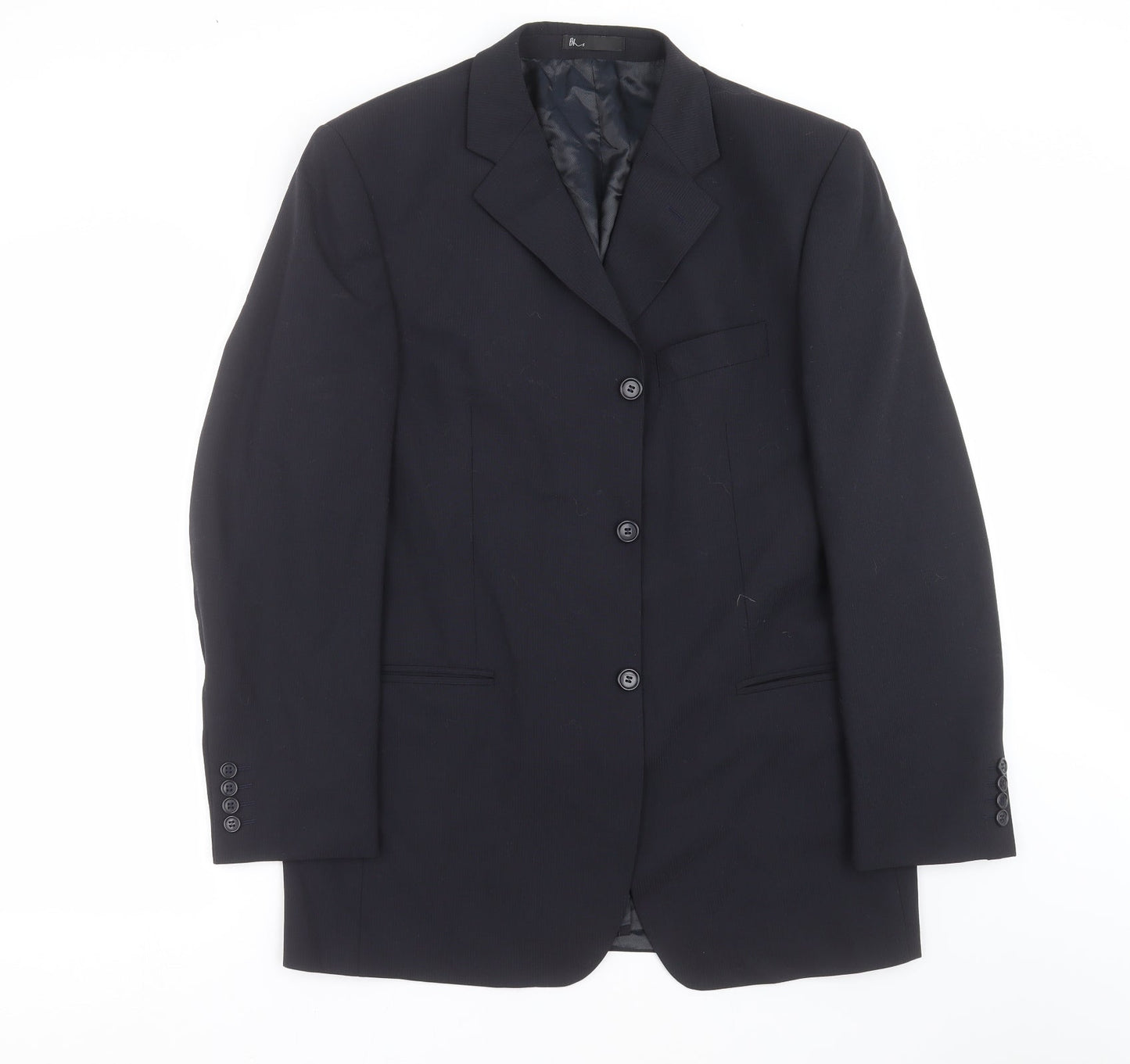 Mens UK Size 40 BHS Regular Blue Suit Jacket