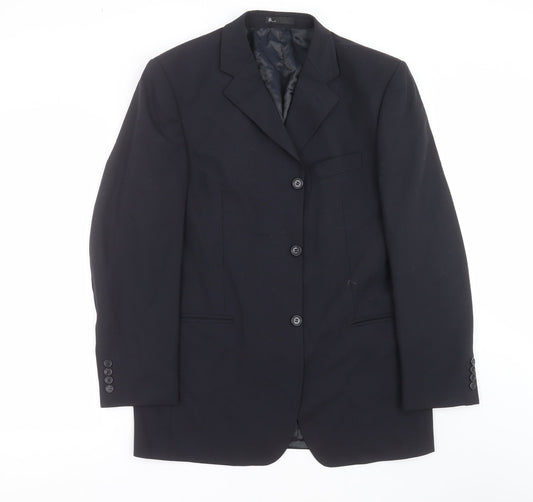 Mens UK Size 40 BHS Regular Blue Suit Jacket