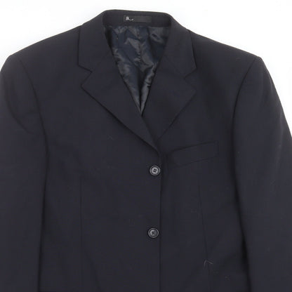 Mens UK Size 40 BHS Regular Blue Suit Jacket