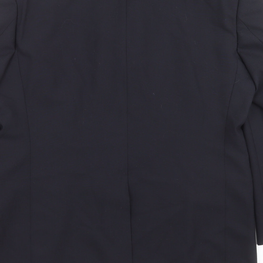Mens UK Size 40 BHS Regular Blue Suit Jacket