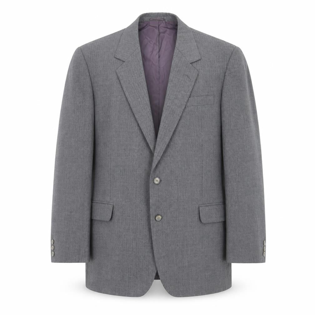 Mens UK Size 46 Preworn Regular Grey Suit Jacket