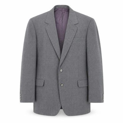 Mens UK Size 46 Preworn Regular Grey Suit Jacket
