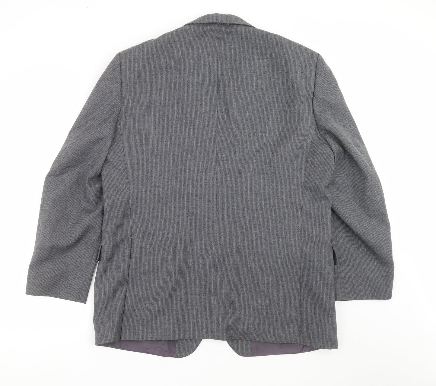 Mens UK Size 46 Preworn Regular Grey Suit Jacket