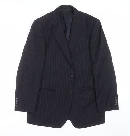 Mens UK Size 40 Marks and Spencer Regular Blue Suit Jacket