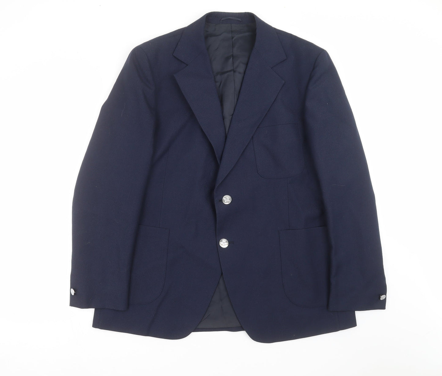 Mens UK Size 44 John Collier Regular Blue Suit Jacket