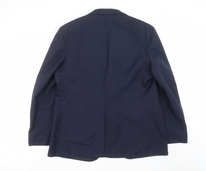 Mens UK Size 44 John Collier Regular Blue Suit Jacket