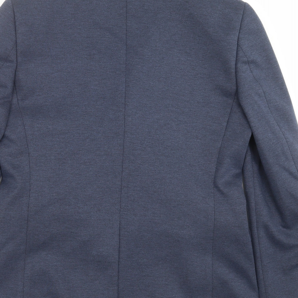 Mens UK Size 40 Topman Regular Blue Suit Jacket