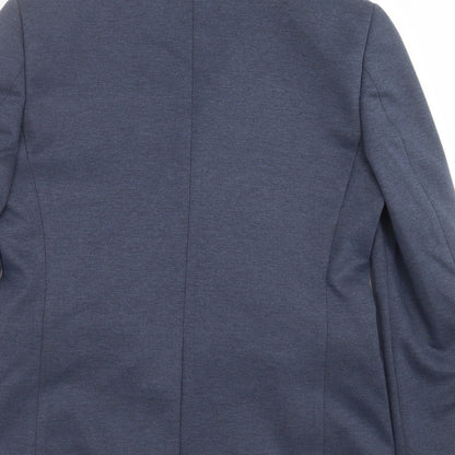Mens UK Size 40 Topman Regular Blue Suit Jacket