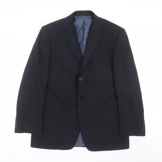 Mens UK Size 40 Marks and Spencer Regular Blue Suit Jacket