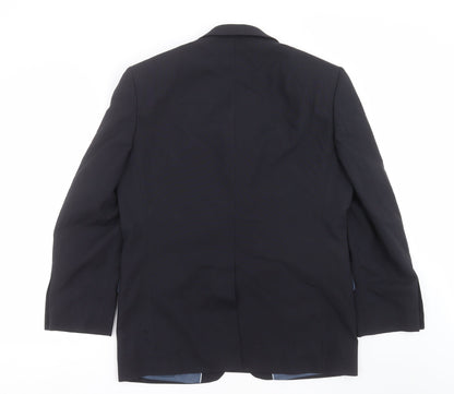 Mens UK Size 40 Marks and Spencer Regular Blue Suit Jacket