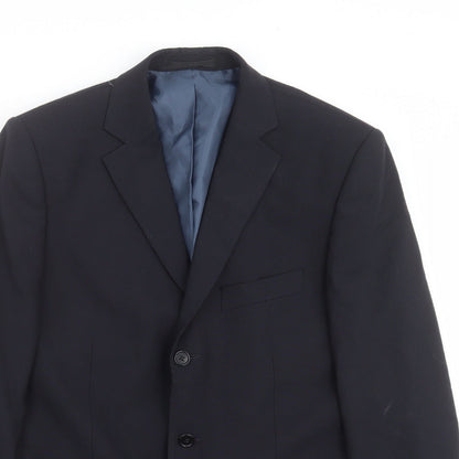 Mens UK Size 40 Marks and Spencer Regular Blue Suit Jacket