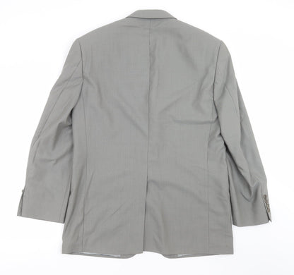 Mens UK Size 40 Marks and Spencer Regular Green Suit Jacket