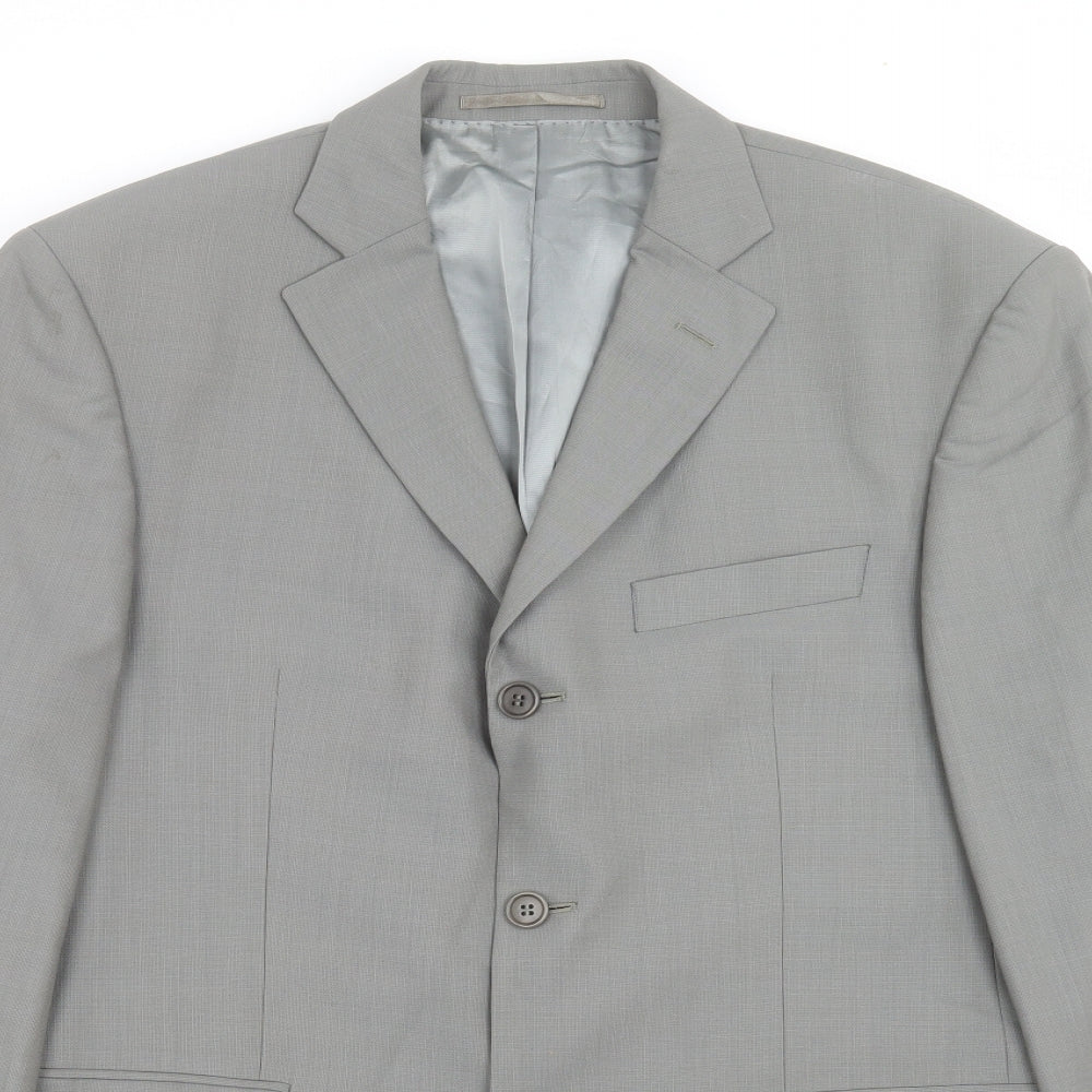 Mens UK Size 40 Marks and Spencer Regular Green Suit Jacket