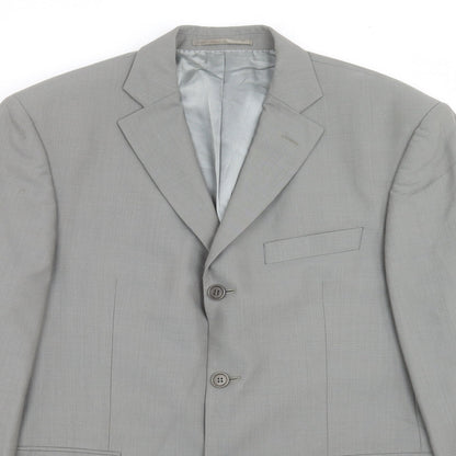 Mens UK Size 40 Marks and Spencer Regular Green Suit Jacket