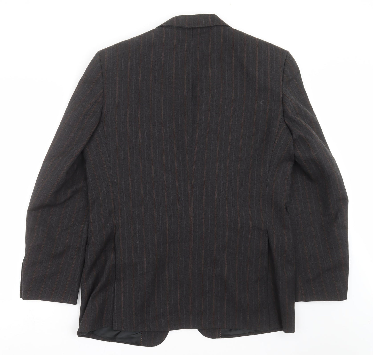 F&F Mens Grey Striped  Jacket Suit Jacket Size 42