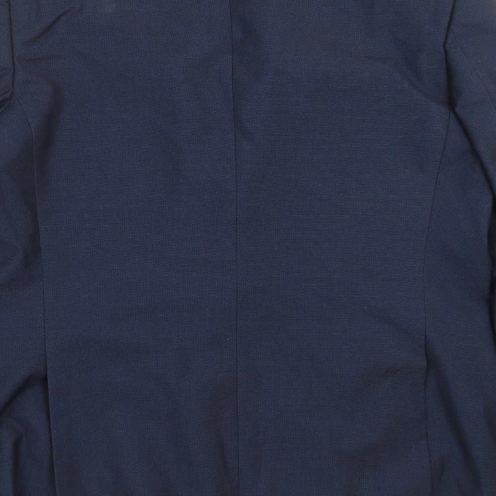 Mens UK Size 46 Burton Regular Blue Suit Jacket