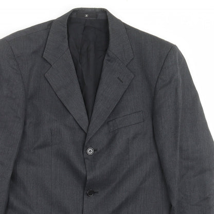 Mens UK Size 38 Ciro Citterio Regular Grey Suit Jacket
