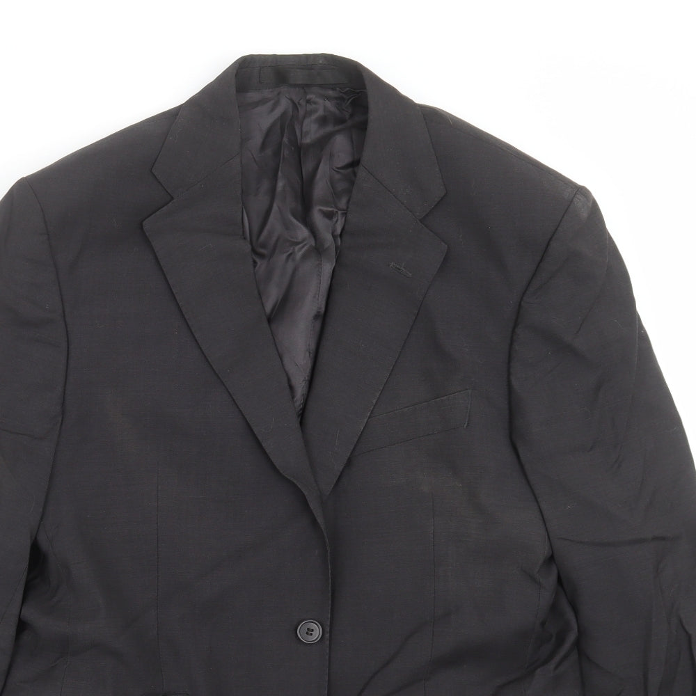 Mens UK Size 38 Marks and Spencer Regular Grey Suit Jacket