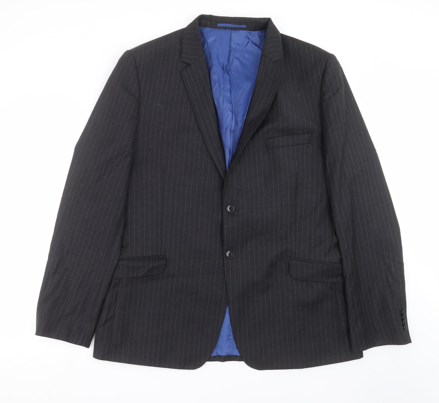Mens UK Size 46 Charlton Gray Regular Grey Suit Jacket