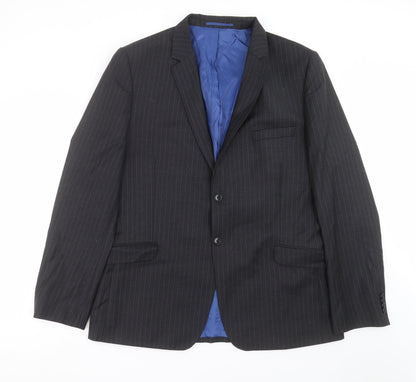 Mens UK Size 46 Charlton Gray Regular Grey Suit Jacket