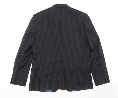 Mens UK Size 46 Charlton Gray Regular Grey Suit Jacket