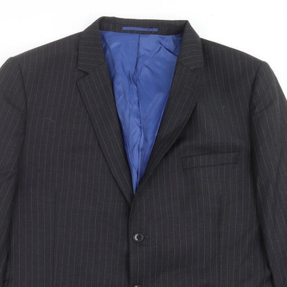 Mens UK Size 46 Charlton Gray Regular Grey Suit Jacket
