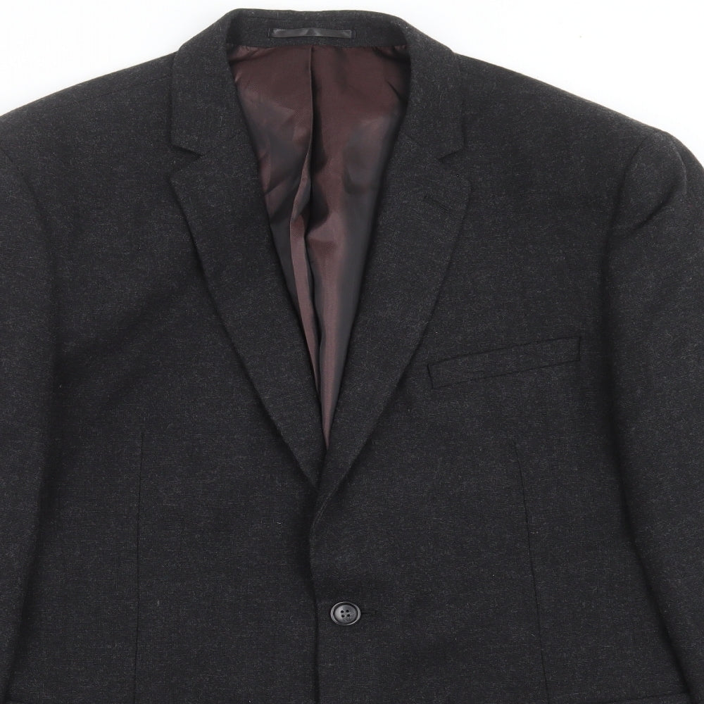 F&F Mens Grey   Jacket Suit Jacket Size 44