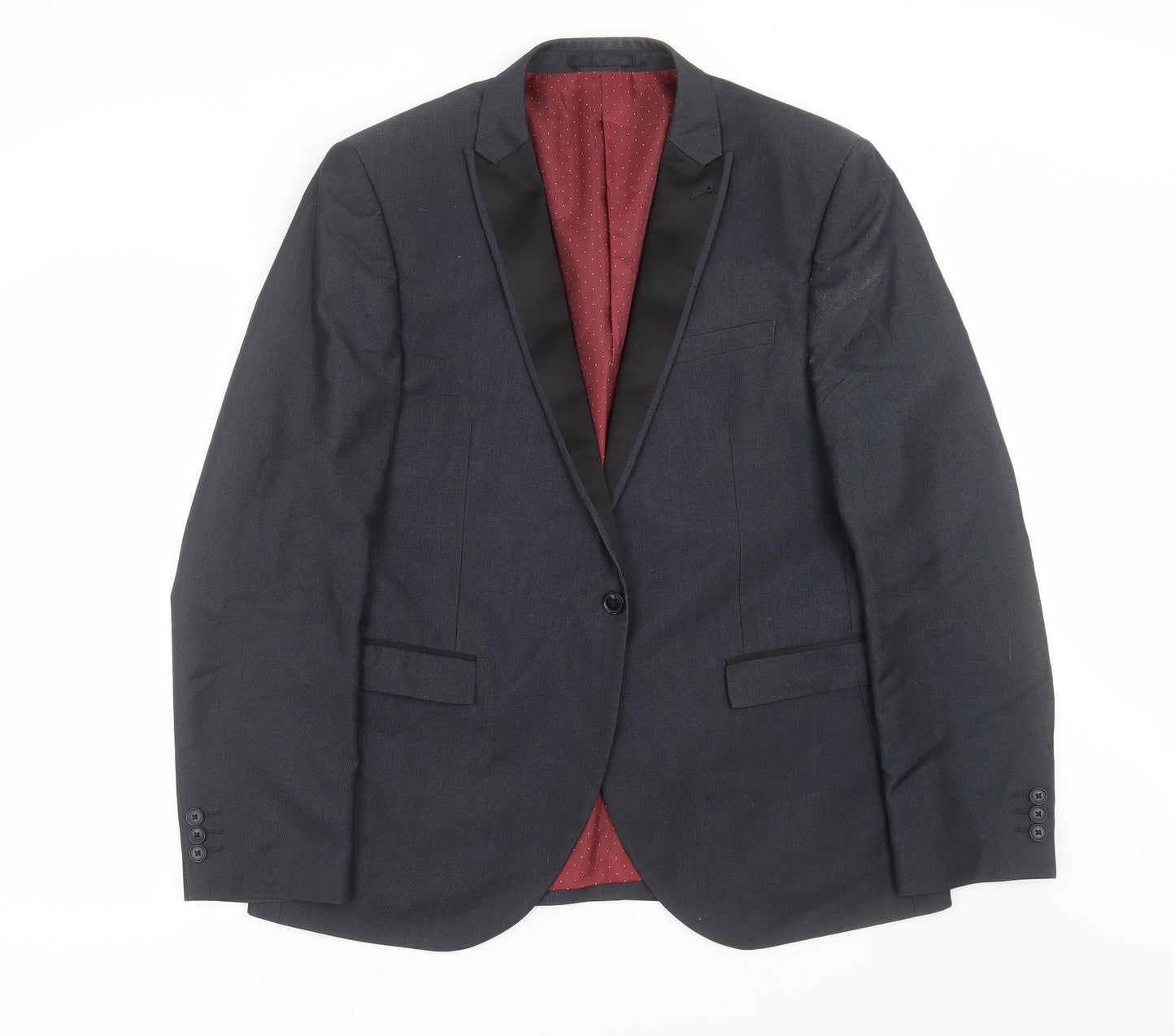 Mens UK Size 44 NEXT Regular Grey Suit Jacket