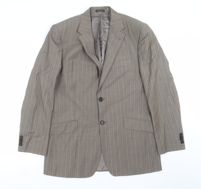 Mens UK Size 38 Simon Carter Regular Beige Suit Jacket
