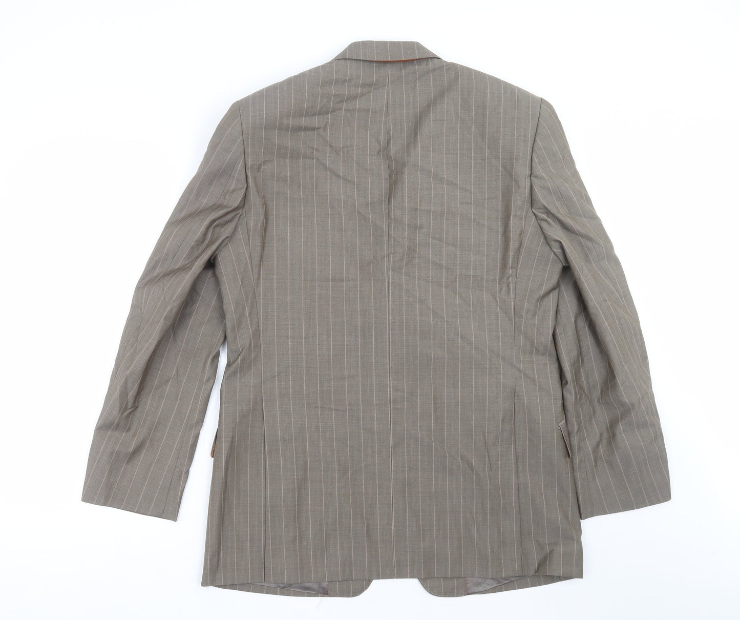 Mens UK Size 38 Simon Carter Regular Beige Suit Jacket