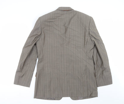 Mens UK Size 38 Simon Carter Regular Beige Suit Jacket