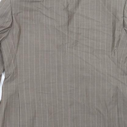 Mens UK Size 38 Simon Carter Regular Beige Suit Jacket