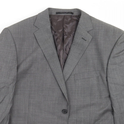 Mens UK Size 42 Marks and Spencer Regular Grey Suit Jacket