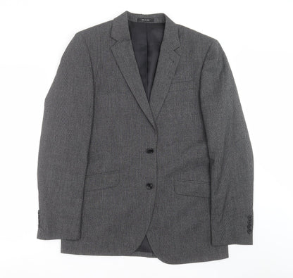 Mens UK Size 40 Cedar Wood State Regular Grey Suit Jacket