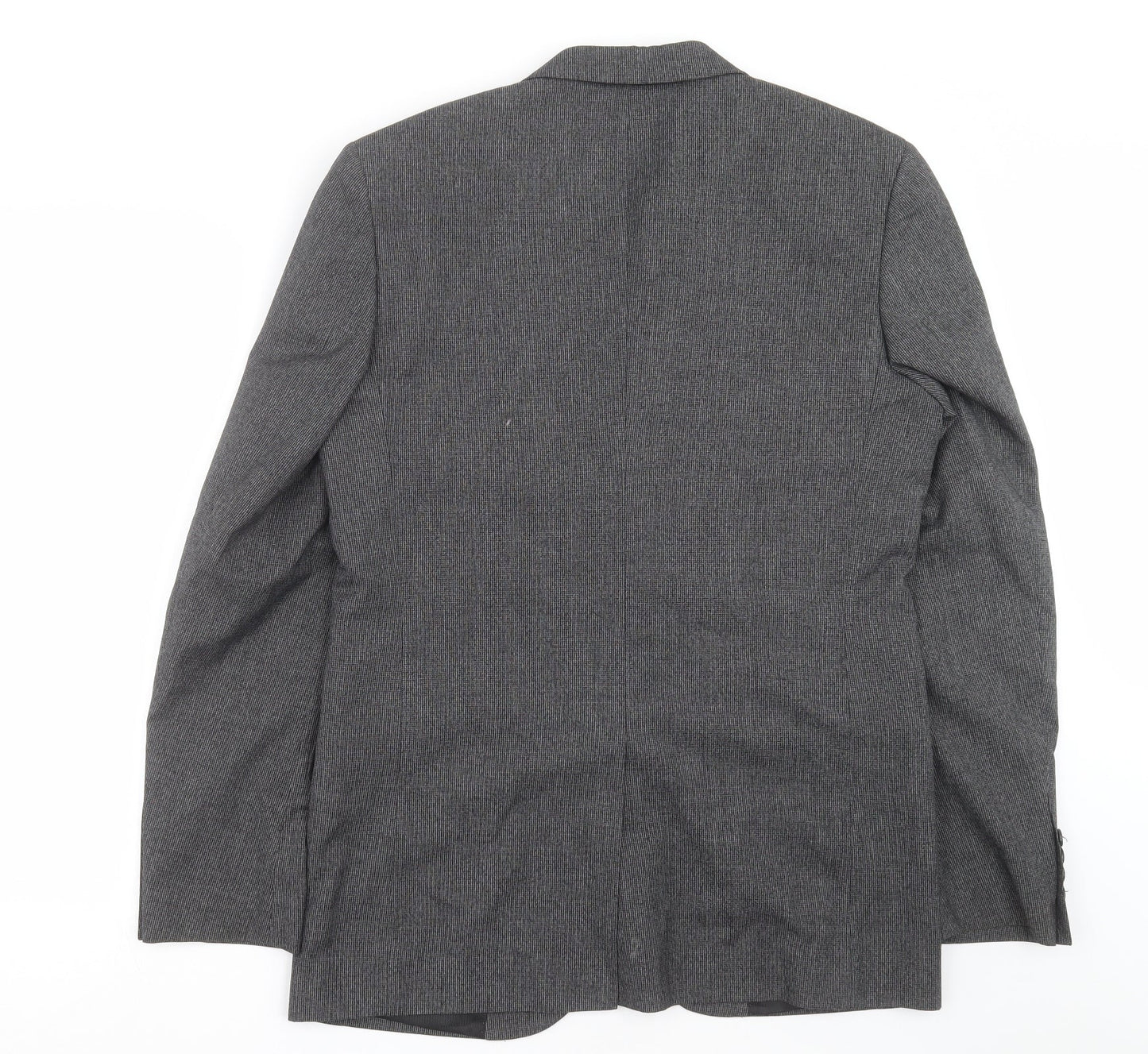 Mens UK Size 40 Cedar Wood State Regular Grey Suit Jacket