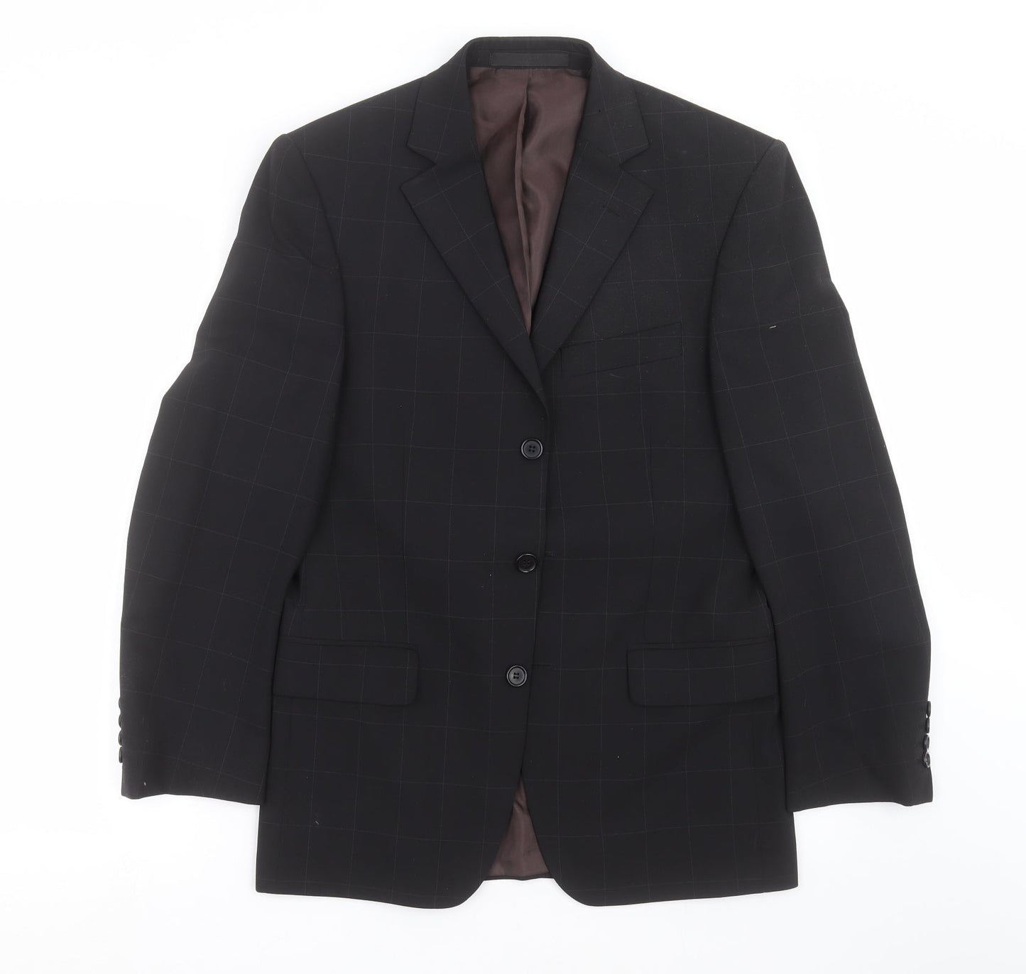 Mens UK Size 36 Marks and Spencer Regular Black Suit Jacket