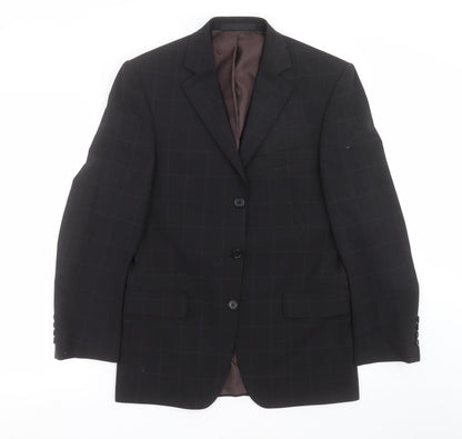 Mens UK Size 36 Marks and Spencer Regular Black Suit Jacket