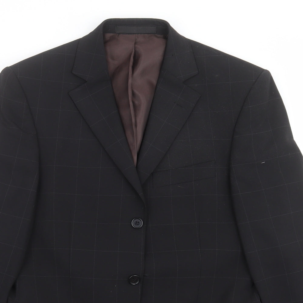 Mens UK Size 36 Marks and Spencer Regular Black Suit Jacket