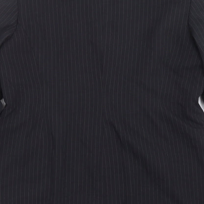 Dorothy Perkins Womens Blue Striped  Jacket Suit Jacket Size 16