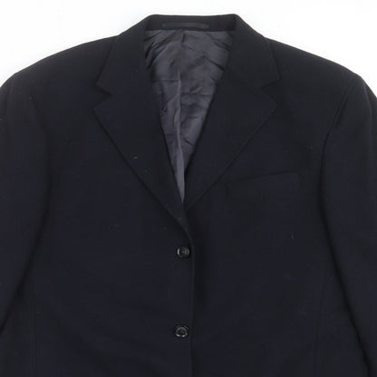 Mens UK Size 42 Carl Gross Regular Blue Suit Jacket