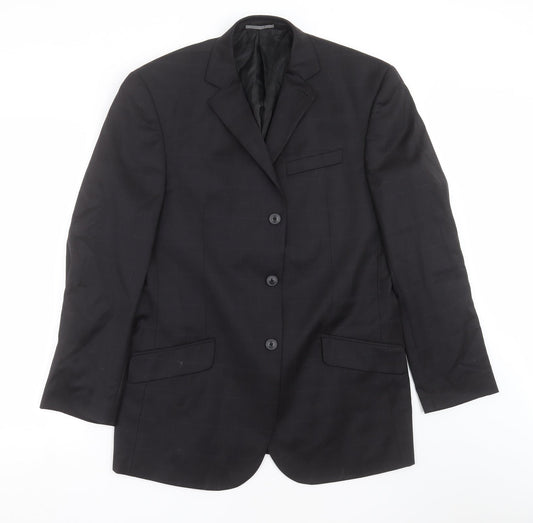 Mens UK Size 40 NEXT Regular Black Suit Jacket