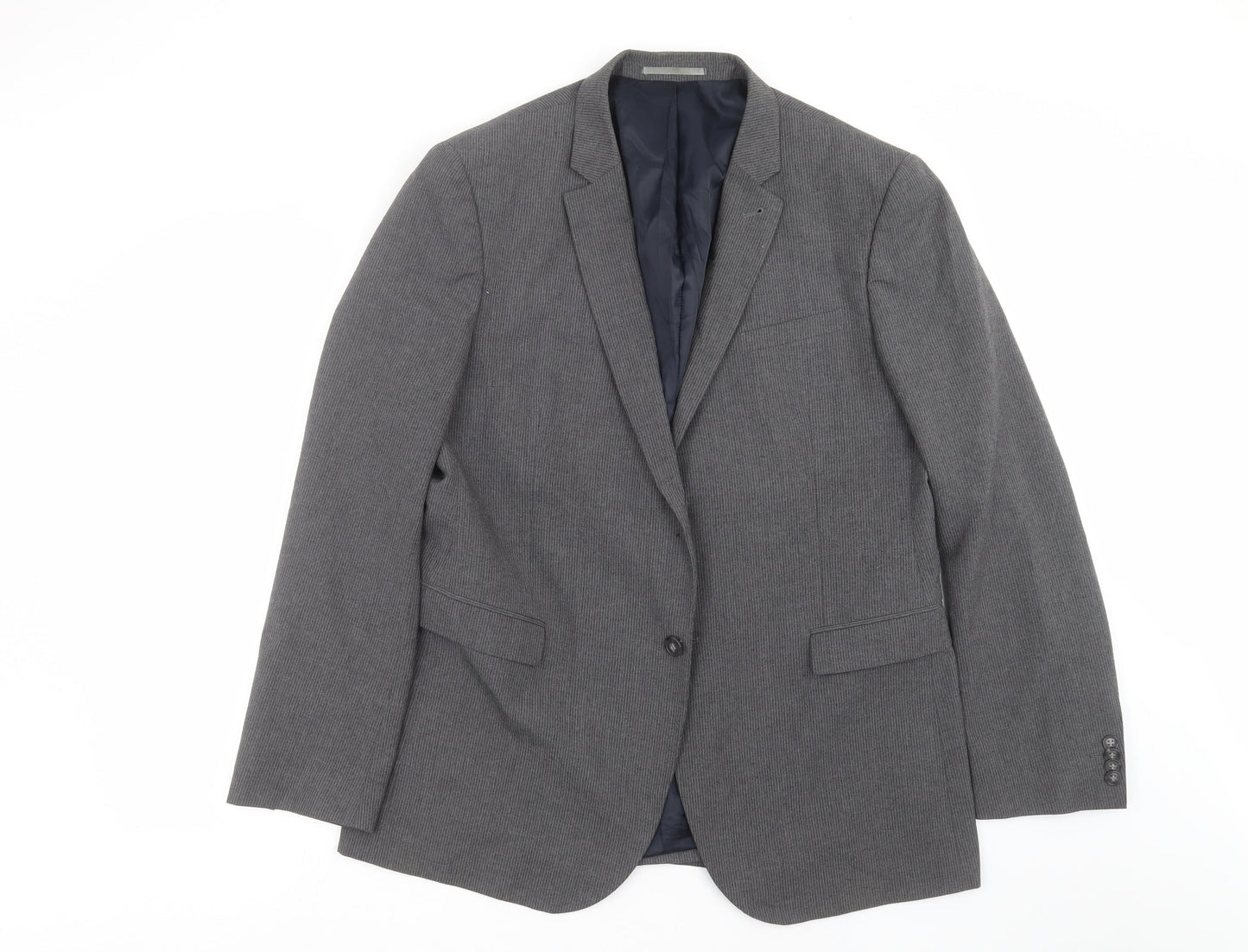 Mens UK Size 44 Cedar Wood State Regular Grey Suit Jacket