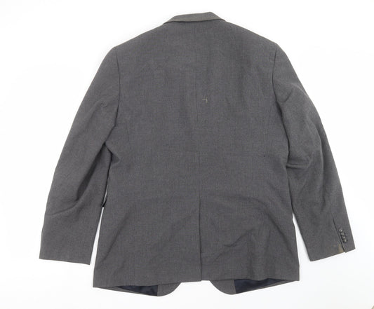 Mens UK Size 44 Cedar Wood State Regular Grey Suit Jacket