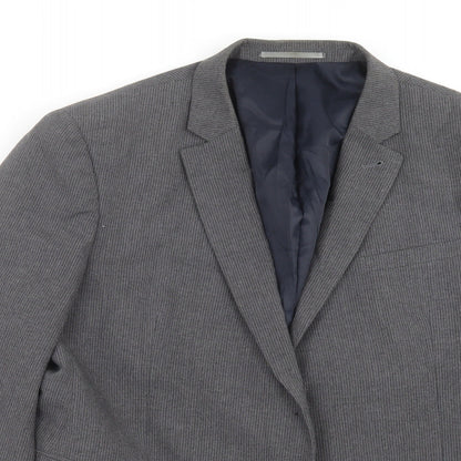 Mens UK Size 44 Cedar Wood State Regular Grey Suit Jacket