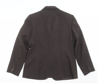 Womens UK Size 14 berketex Regular Brown Suit Jacket