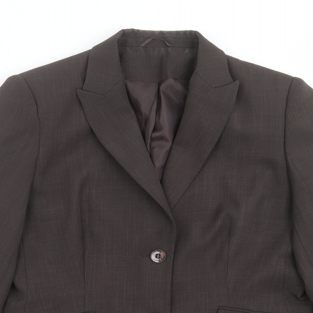 Womens UK Size 14 berketex Regular Brown Suit Jacket