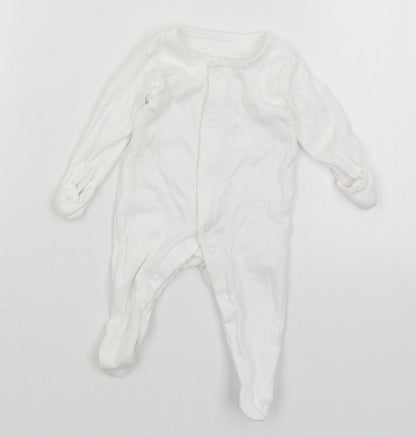 George Baby White   Babygrow One-Piece Size Newborn